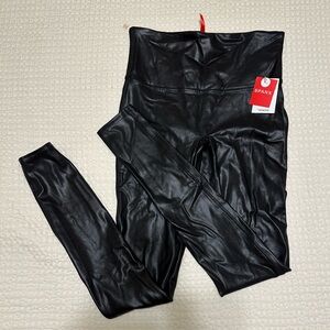 NWT SPANX Faux Leather Leggings